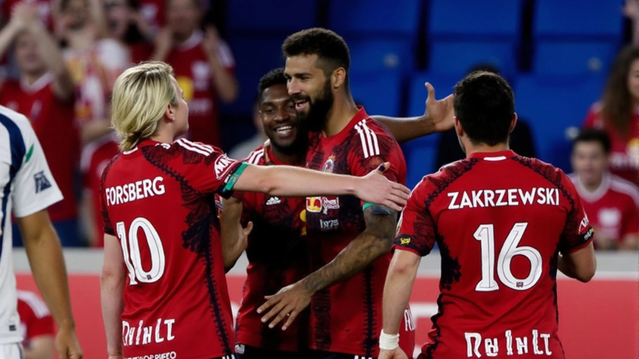 MLS में न्यूयॉर्क रेड बुल्स ने न्यू इंग्लैंड रेवोल्यूशन को 5-3 से हराया, चौंकाने वाली वापसी