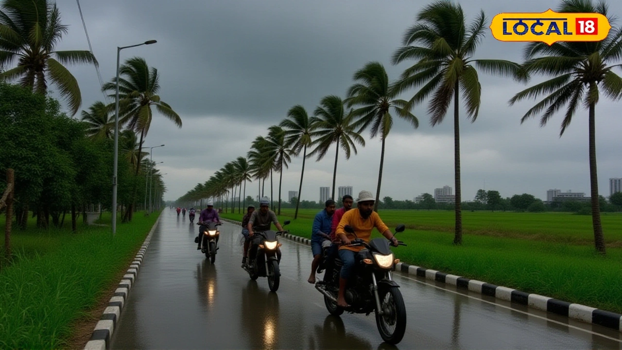 बिहार में साइक्लोन मोंथा के असर से पटना सहित 9 जिलों में पीली चेतावनी, चहथ पूजा से पहले भारी बारिश का खतरा